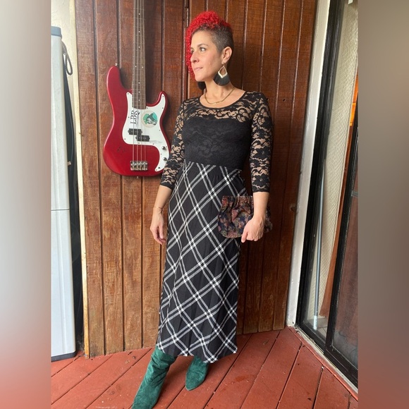 Boston Proper Lace Top Size Small Dark Acadamia FairyGoth - Picture 2 of 9